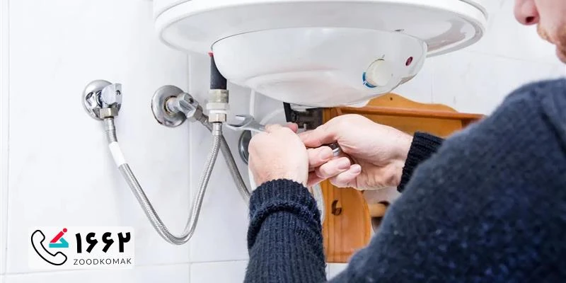 نشتی آب در پکیج